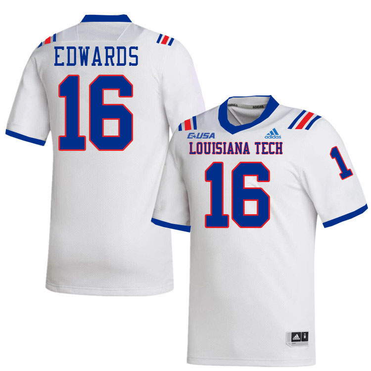 Tru Edwards Louisiana Tech Jersey,LA Tech Bulldogs Football Jerseys,Uniforms,Gears-White